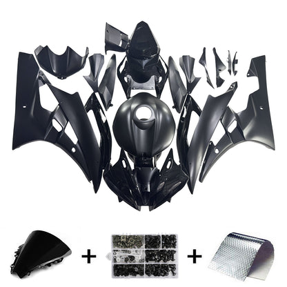 Kit carenatura iniezione plastica ABS per Yamaha YZFR6 YZF-R6 2006-2007