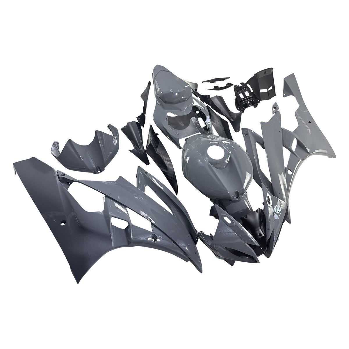 Kit carenatura iniezione plastica ABS per Yamaha YZFR6 YZF-R6 2006-2007