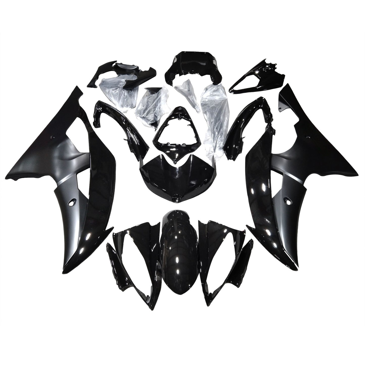 Carene 2008-2016 Yamaha YZF-R6 Contrast Black R6 Racing Generico