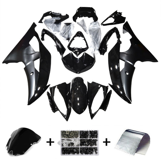 Carene 2008-2016 Yamaha YZF-R6 Contrast Black R6 Racing Generico