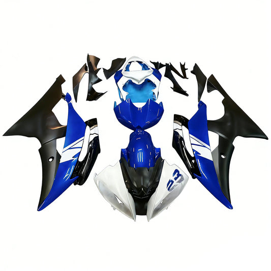 Kit carenatura carrozzeria plastica ABS adatta per Yamaha YZF 600 R6 2008-2016
