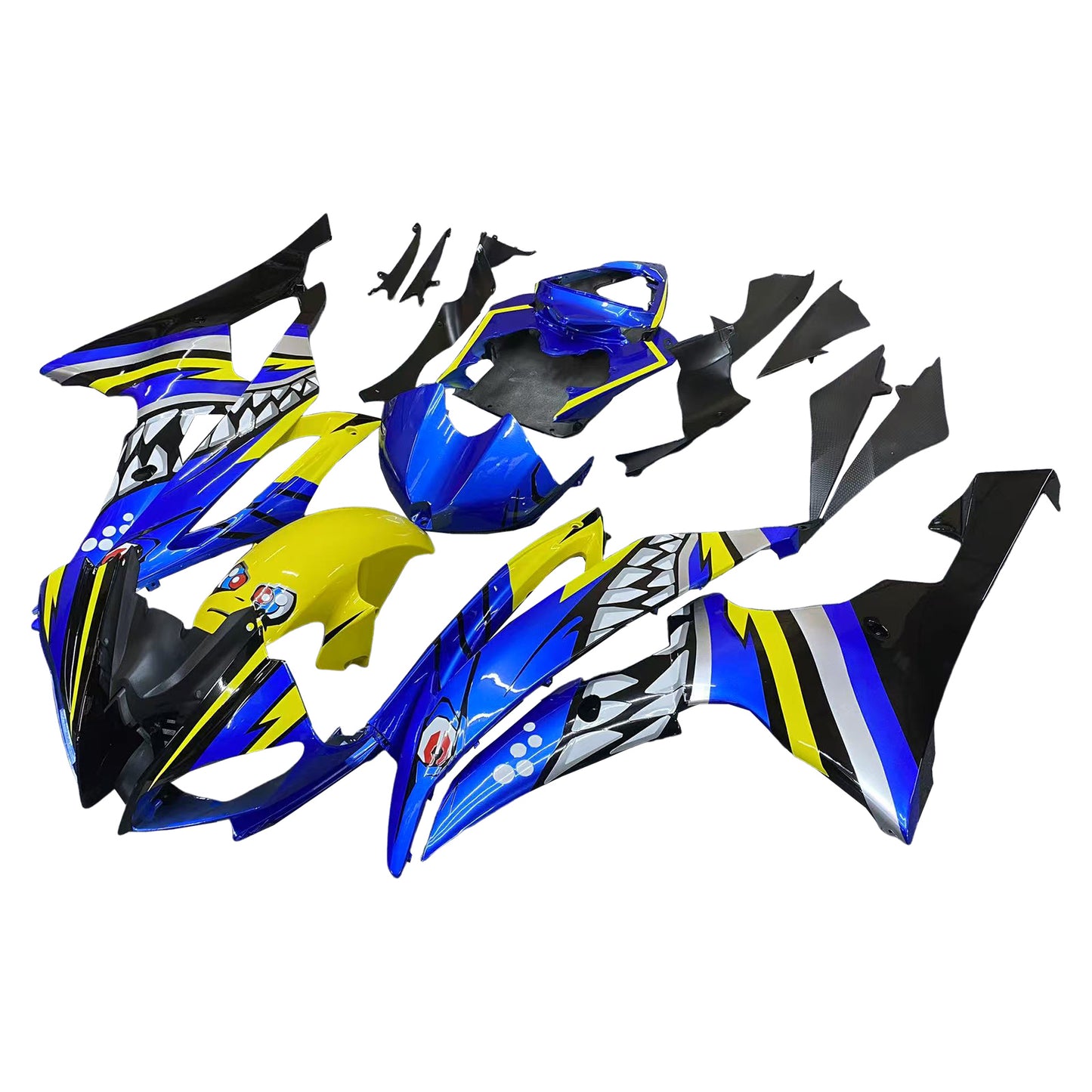 Kit carenatura per carrozzeria addominali di plastica per Yamaha YZF 600 R6 2008-2016