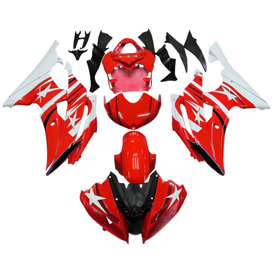 Amotopart Yamaha 2008-2016 YZF 600 R6 Kit di rivestimento rosso