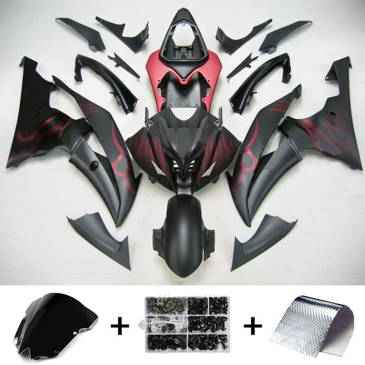 Amotopart rivestimento adatto a Yamaha YZF 600 R6 2008-2016