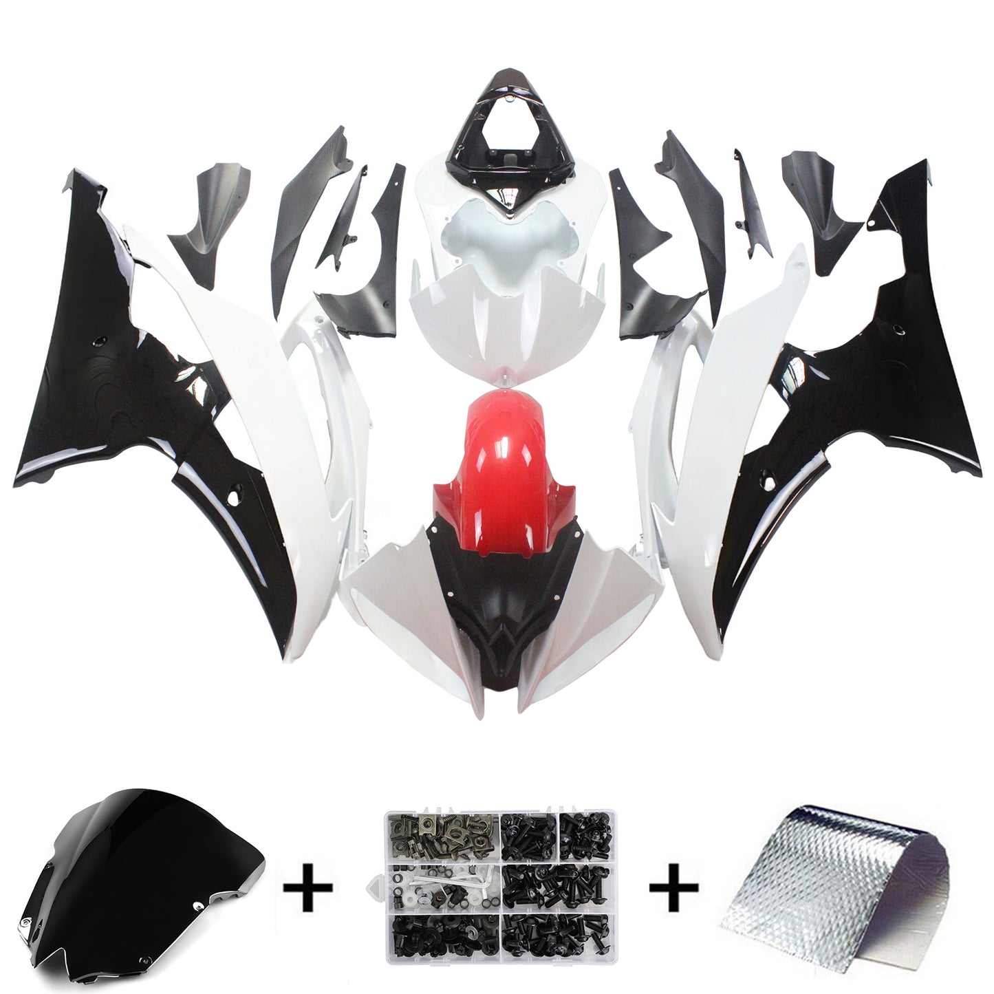Amotopart rivestimento adatto a Yamaha YZF 600 R6 2008-2016