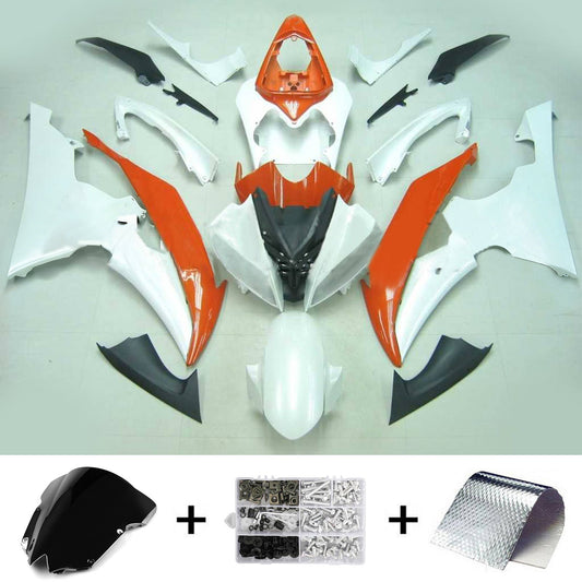 Amotopart Yamaha 2008-2016 YZF 600 R6 White