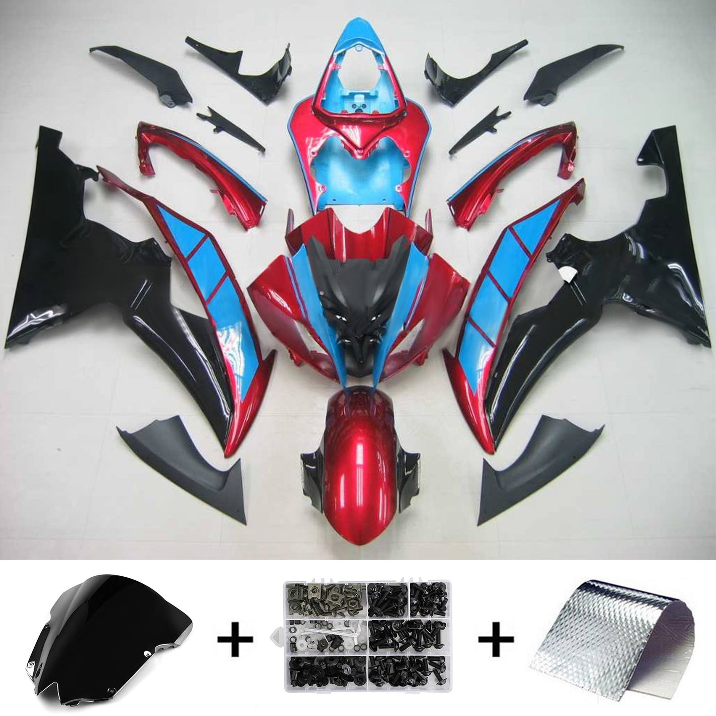 Amotopart rivestimento adatto a Yamaha YZF 600 R6 2008-2016