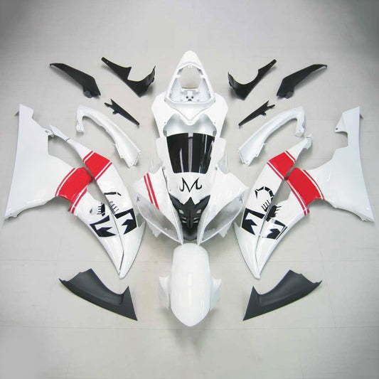 Amotopart Yamaha 2008-2016 YZF 600 R6 White