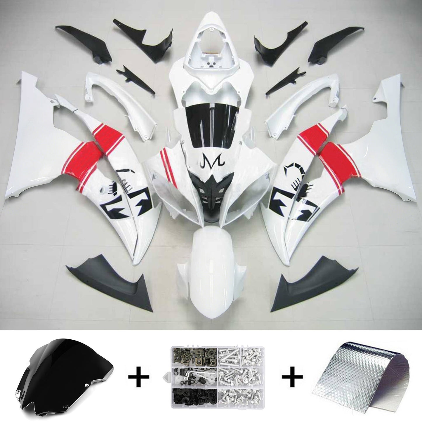 Kit Carena Per Yamaha YZF 600 R6 2008-2016 Generico