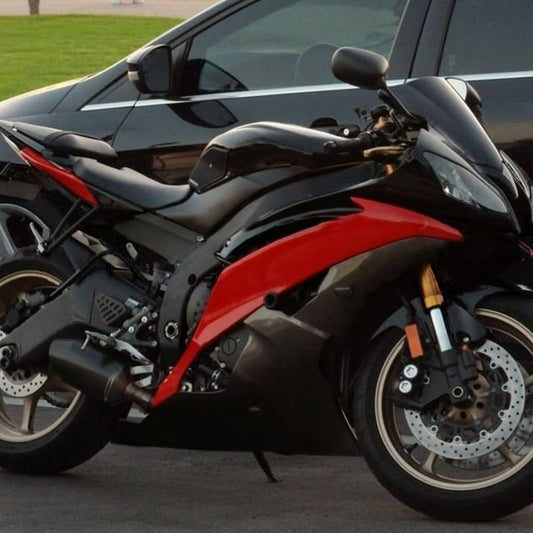 Amotopart Yamaha 2008-2016 YZF 600 R6 Kit di rivestimento rosso nero