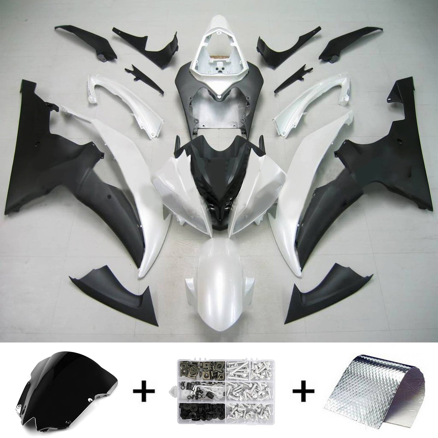 Amotopart rivestimento adatto a Yamaha YZF 600 R6 2008-2016