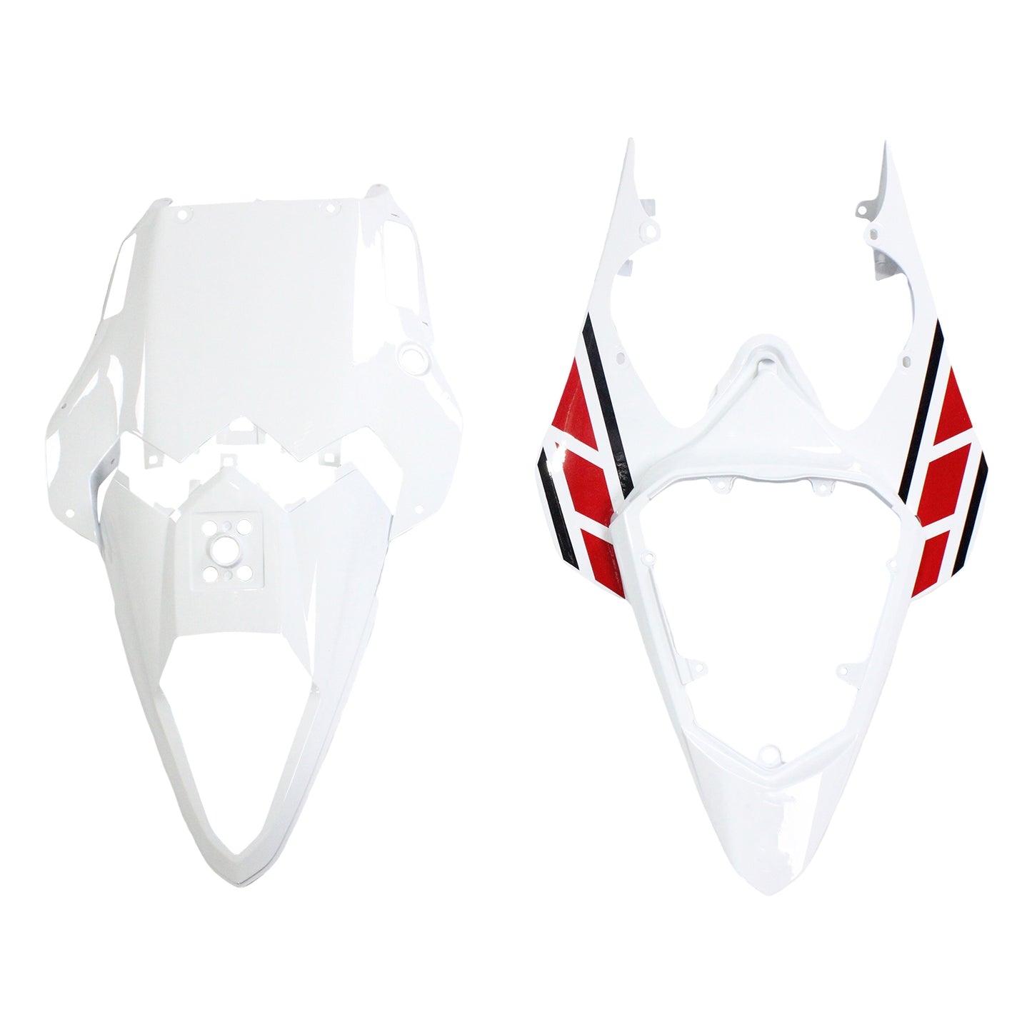 Amotopart Yamaha 2008-2016 YZF 600 R6 Kit di paura rosso bianco