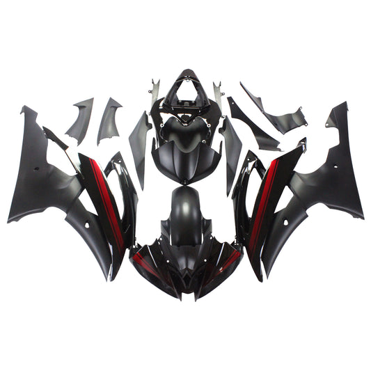 Amotopart Yamaha 2008-2016 YZF 600 R6 Kit di rivestimento nero
