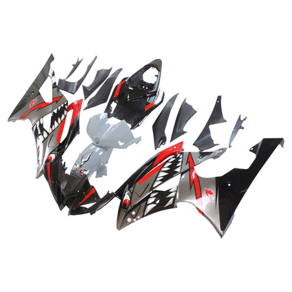 Amotopart-Cycle Cite Kit Karosserie Plastic Abs Fit per Yamaha YZF 600 R6 2008-2016