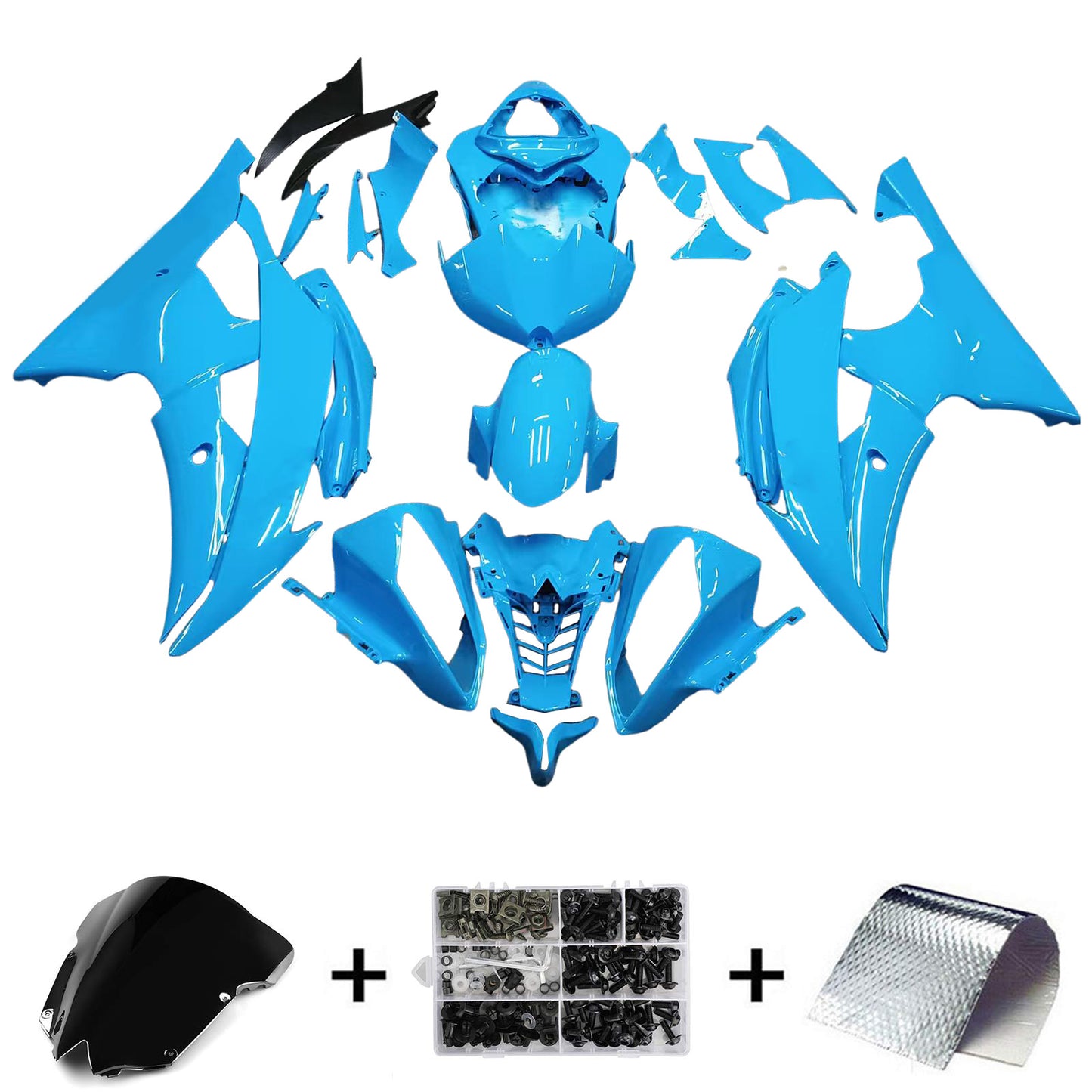 Amotopart rivestimento adatto a Yamaha YZF 600 R6 2008-2016