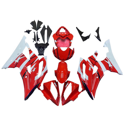 Kit carenatura Bodywork ABS di plastica adatta per Yamaha YZF 600 R6 2008-2016