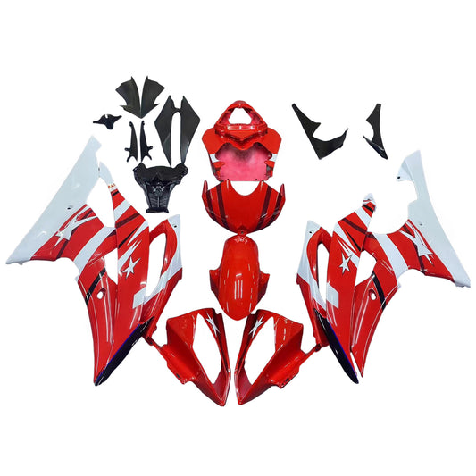 Kit carenatura Bodywork ABS di plastica adatta per Yamaha YZF 600 R6 2008-2016