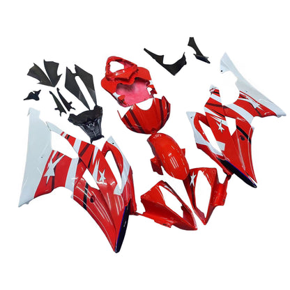 Kit carenatura Bodywork ABS di plastica adatta per Yamaha YZF 600 R6 2008-2016