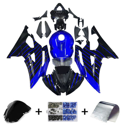 Kit carenatura iniezione Carrozzeria plastica ABS adatta per Yamaha YZF 600 R6 2008-2016