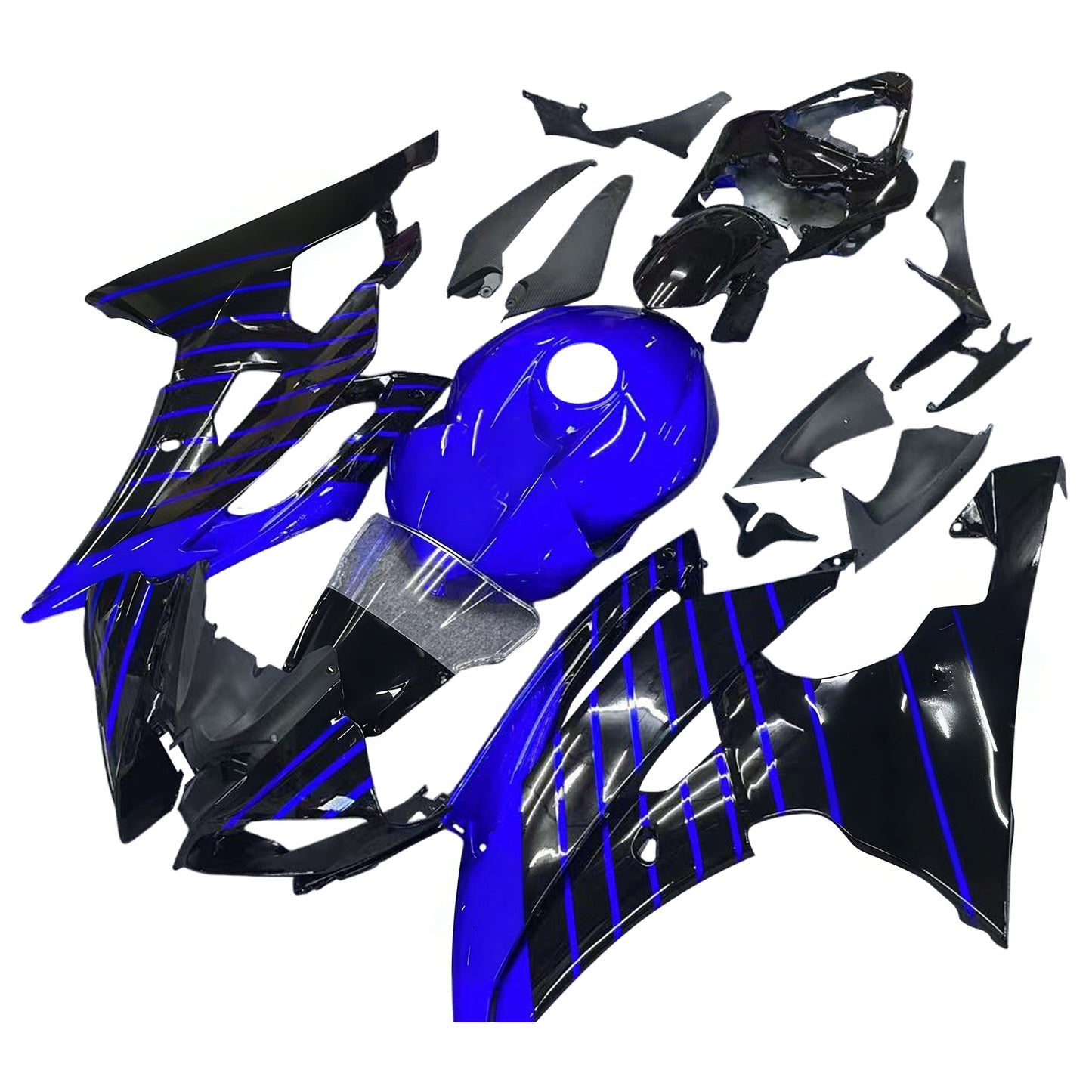 Kit carenatura iniezione Carrozzeria plastica ABS adatta per Yamaha YZF 600 R6 2008-2016