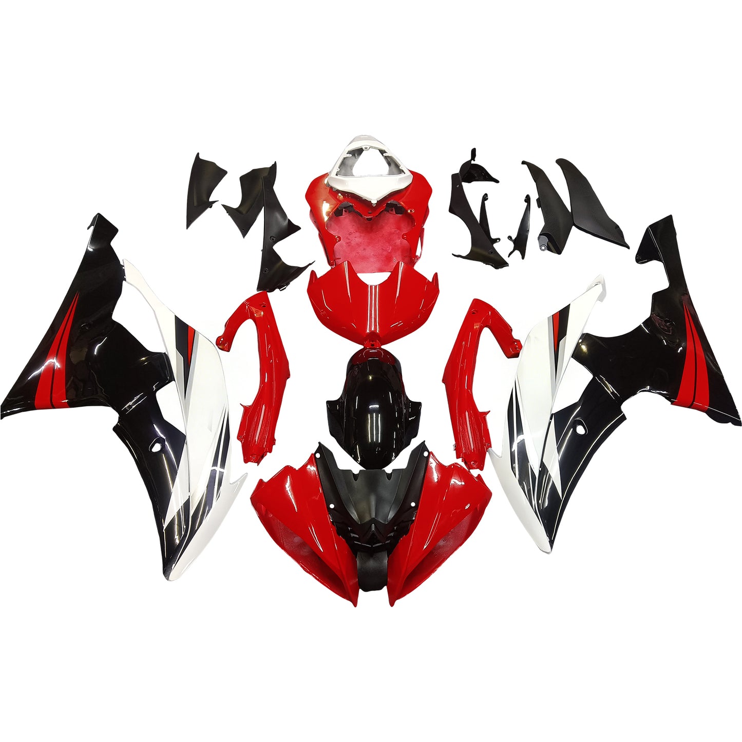 Kit carena iniezione carrozzeria in plastica ABS adatta per Yamaha YZF 600 R6 2008-2016