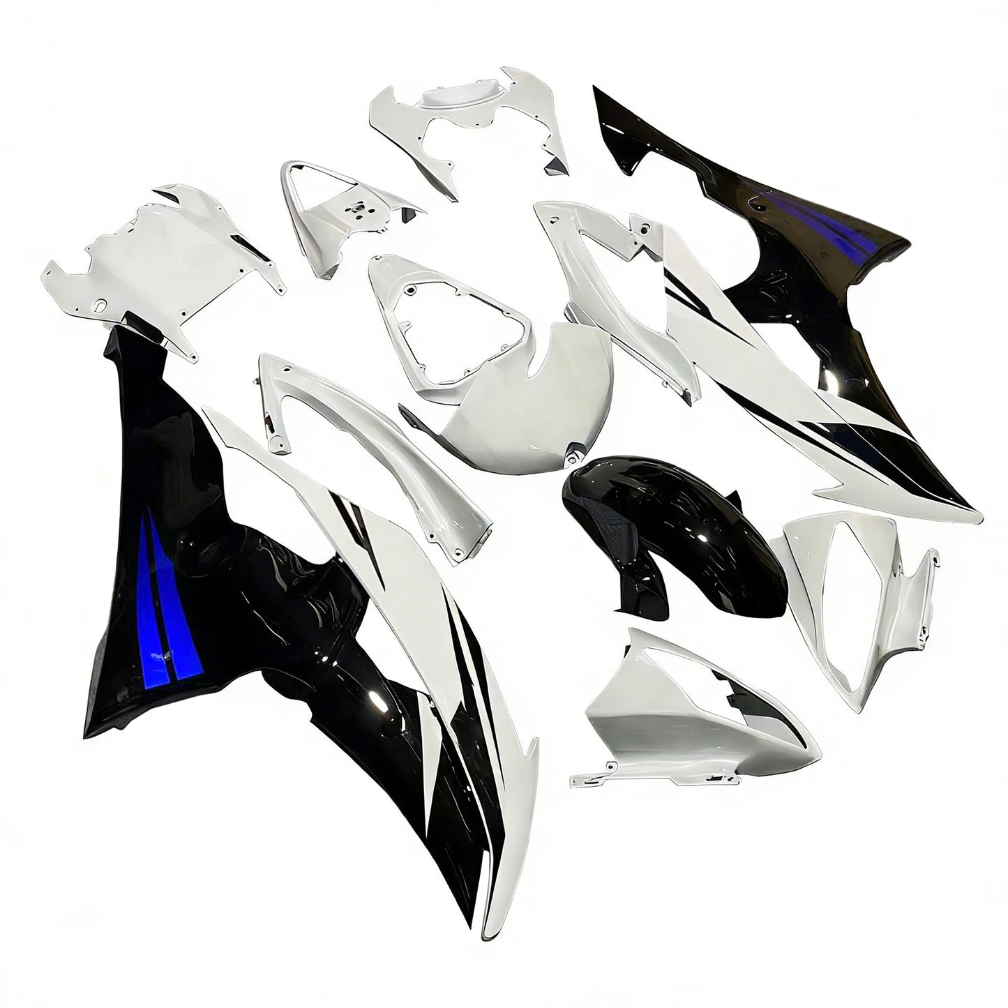 Amotopart Yamaha YZF 600 R6 2008-2016 Kit Carena Carrozzeria Plastica ABS