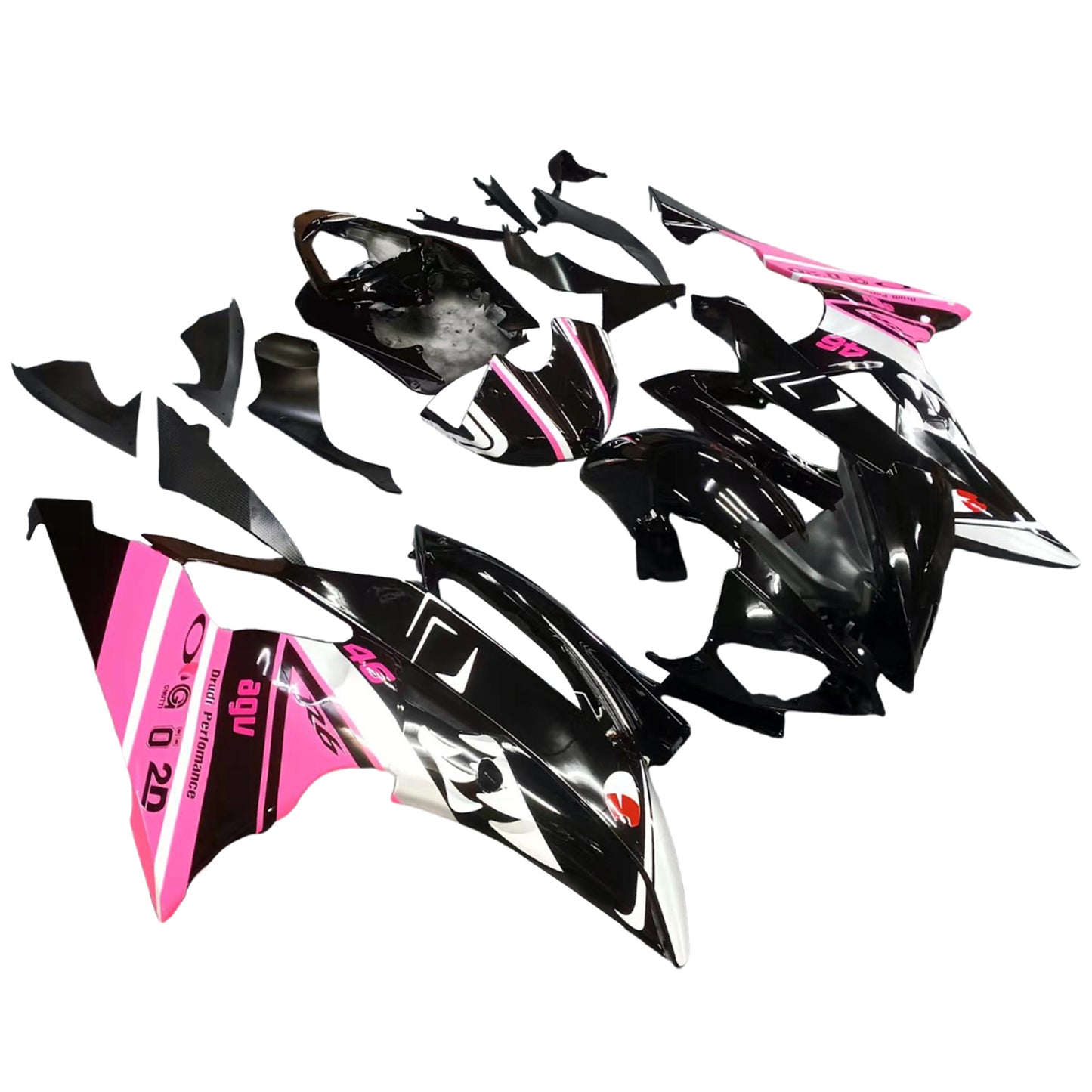 Amotopart Yamaha YZF 600 R6 2008-2016 Kit Carena Carrozzeria Plastica ABS