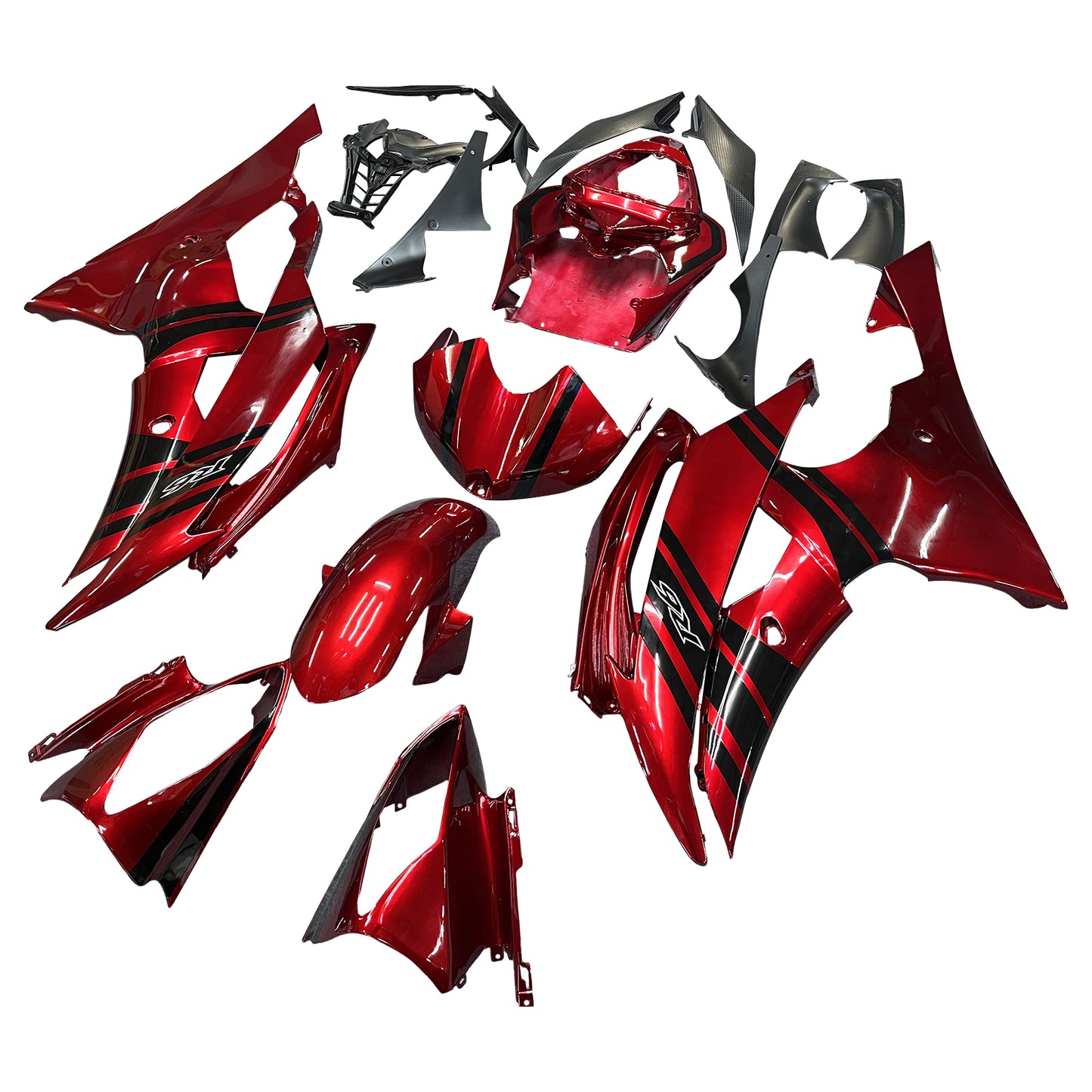 Amotopart Yamaha YZF 600 R6 2008-2016 Kit Carena Carrozzeria Plastica ABS