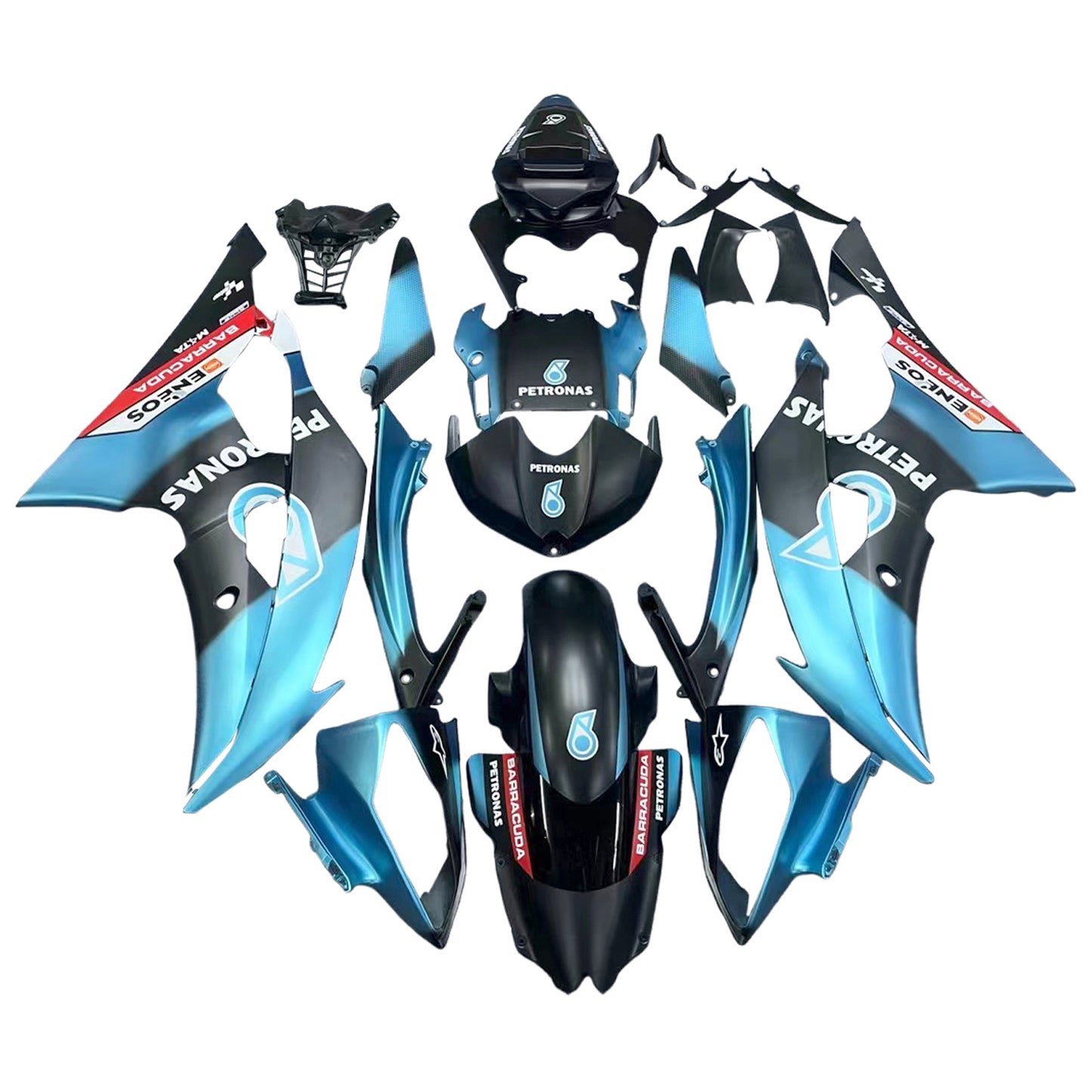 Amotopart Yamaha YZF 600 R6 2008-2016 Kit Carena Carrozzeria Plastica ABS