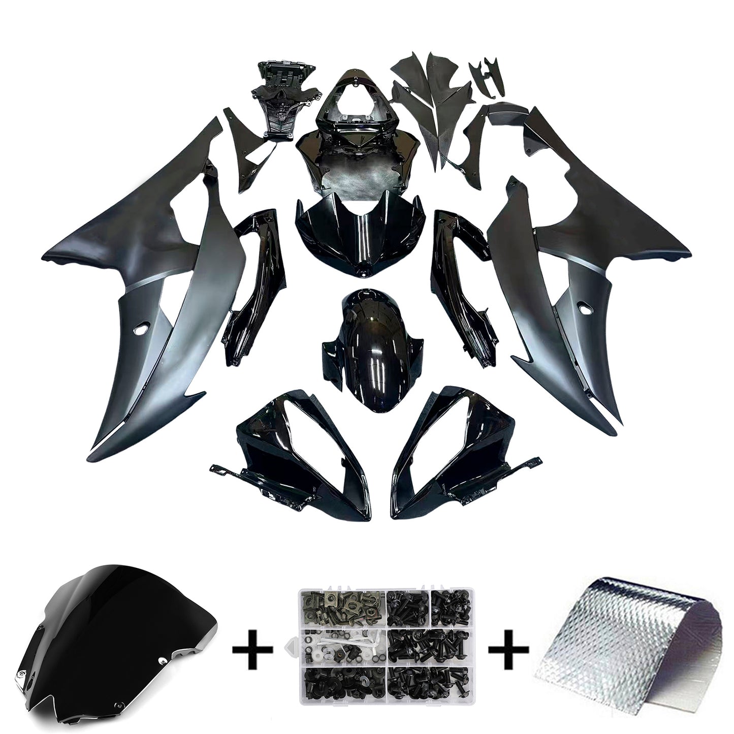 Amotopart Yamaha YZF 600 R6 2008-2016 Kit Carena Carrozzeria Plastica ABS