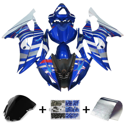 Amotopart Yamaha YZF 600 R6 2008-2016 Kit Carena Carrozzeria Plastica ABS
