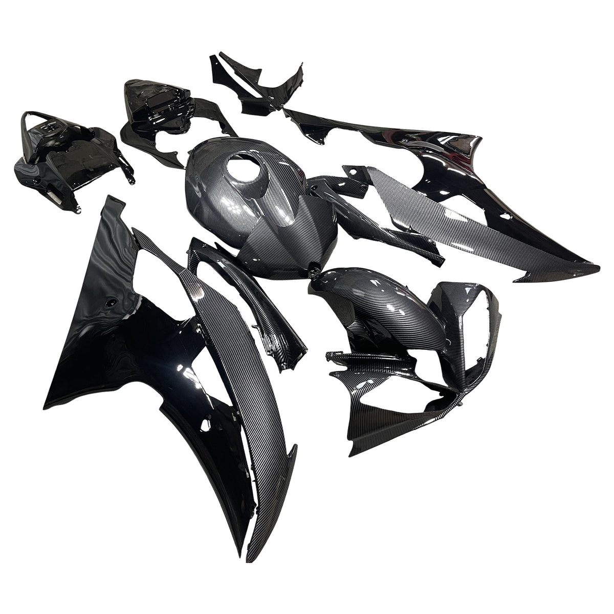 Kit carenatura iniezione plastica ABS per Yamaha YZFR6 YZF-R6 2008-2016