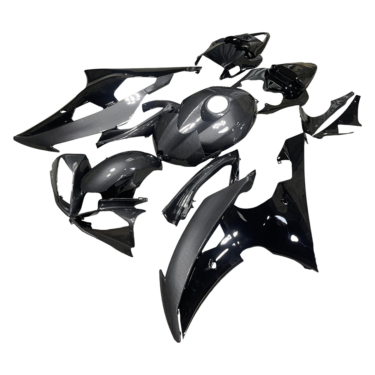 Kit carenatura iniezione plastica ABS per Yamaha YZFR6 YZF-R6 2008-2016