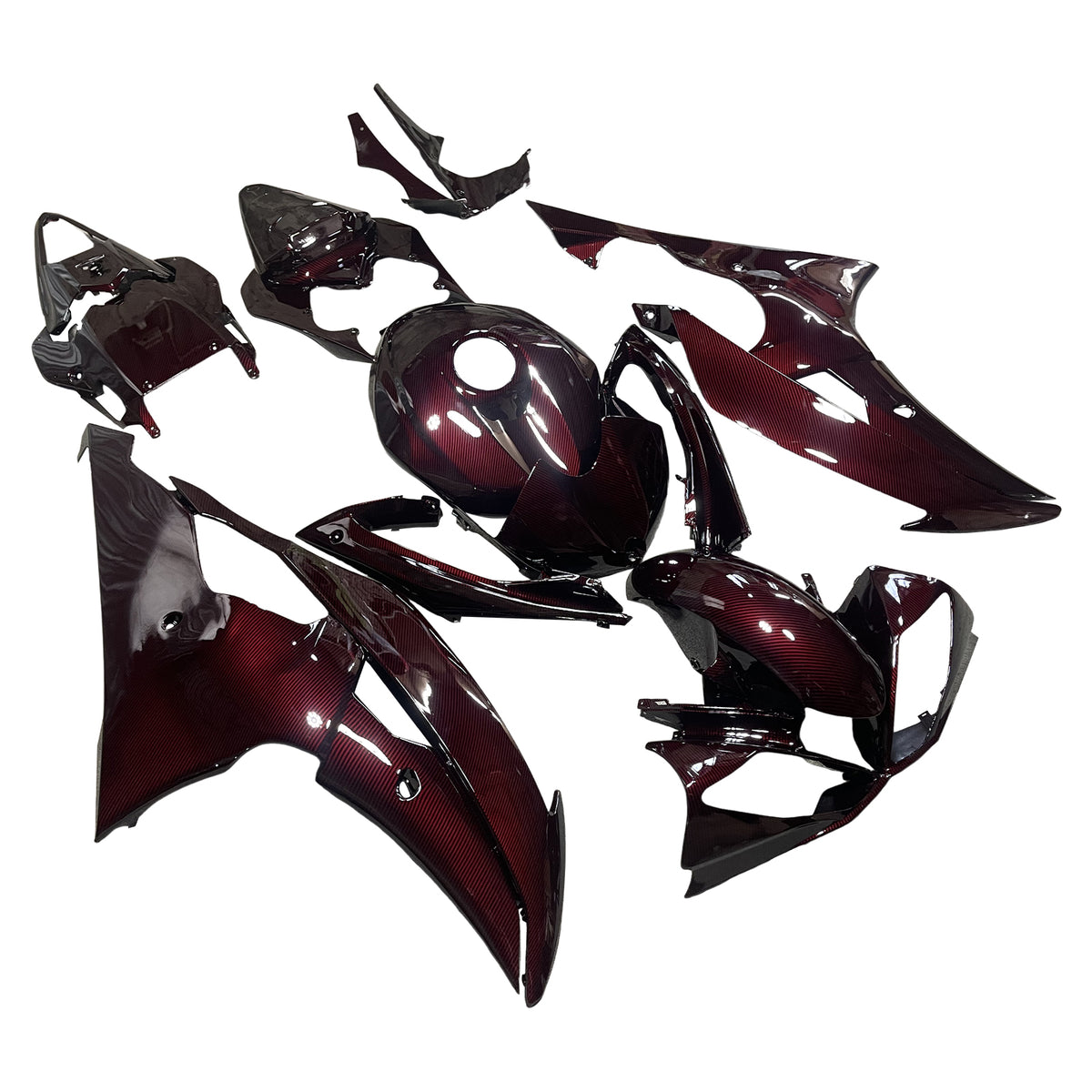 Kit carenatura iniezione plastica ABS per Yamaha YZFR6 YZF-R6 2008-2016