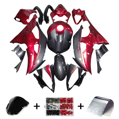 Kit carenatura iniezione plastica ABS per Yamaha YZFR6 YZF-R6 2008-2016