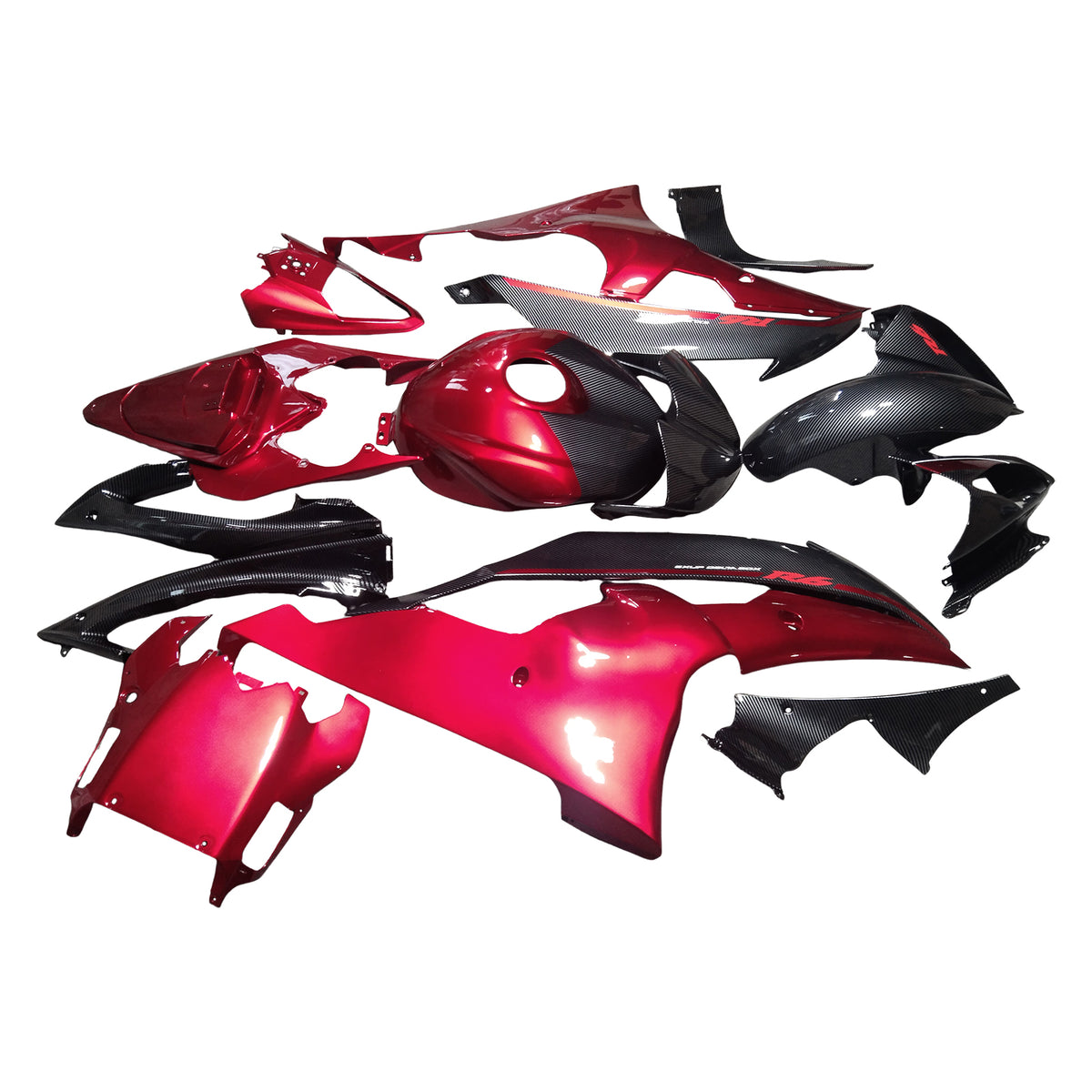 Kit carenatura iniezione plastica ABS per Yamaha YZFR6 YZF-R6 2008-2016