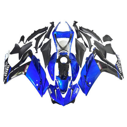 Amotopart Sales Ski Yamaha 2014-2018 YZF R3 e 2015-2017 YZF R25 Kit di rivestimento nero blu