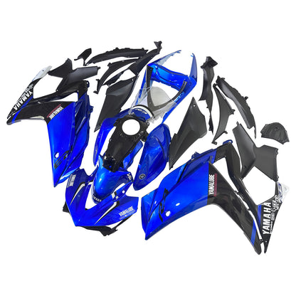 Amotopart Sales Ski Yamaha 2014-2018 YZF R3 e 2015-2017 YZF R25 Kit di rivestimento nero blu