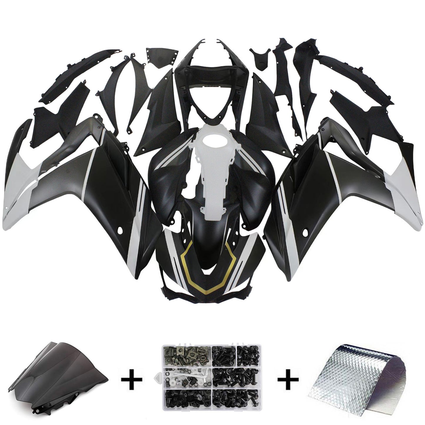 Vendite di vendite di Amotopart Yamaha 2014-2018 YZF R3 e 2015-2017 YZF R25 Kit di spostamento del logo Red Bull
