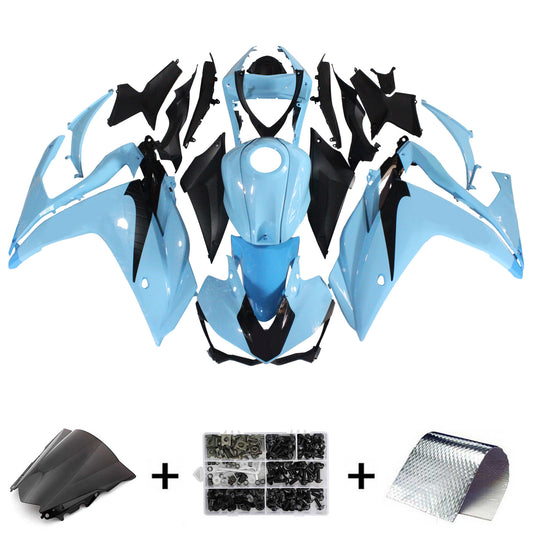 Amotopart Sales Ski Yamaha 2014-2018 YZF R3 e 2015-2017 YZF R25 Kit di abbigliamento blu nero