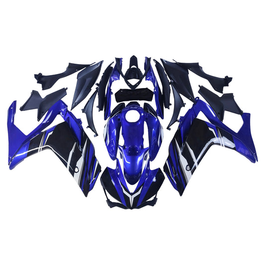 AMOPART Sales Ski Yamaha 2014-2018 YZF R3 e 2015-2017 YZF R25 Kit di rivestimento BLACH BLUE CLAW