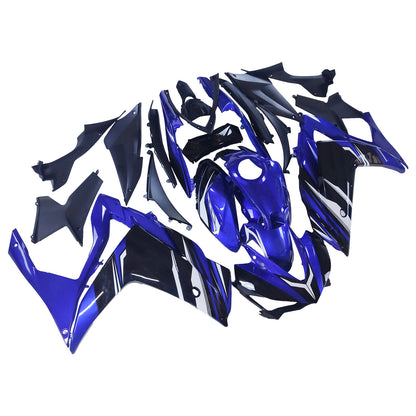 AMOPART Sales Ski Yamaha 2014-2018 YZF R3 e 2015-2017 YZF R25 Kit di rivestimento BLACH BLUE CLAW