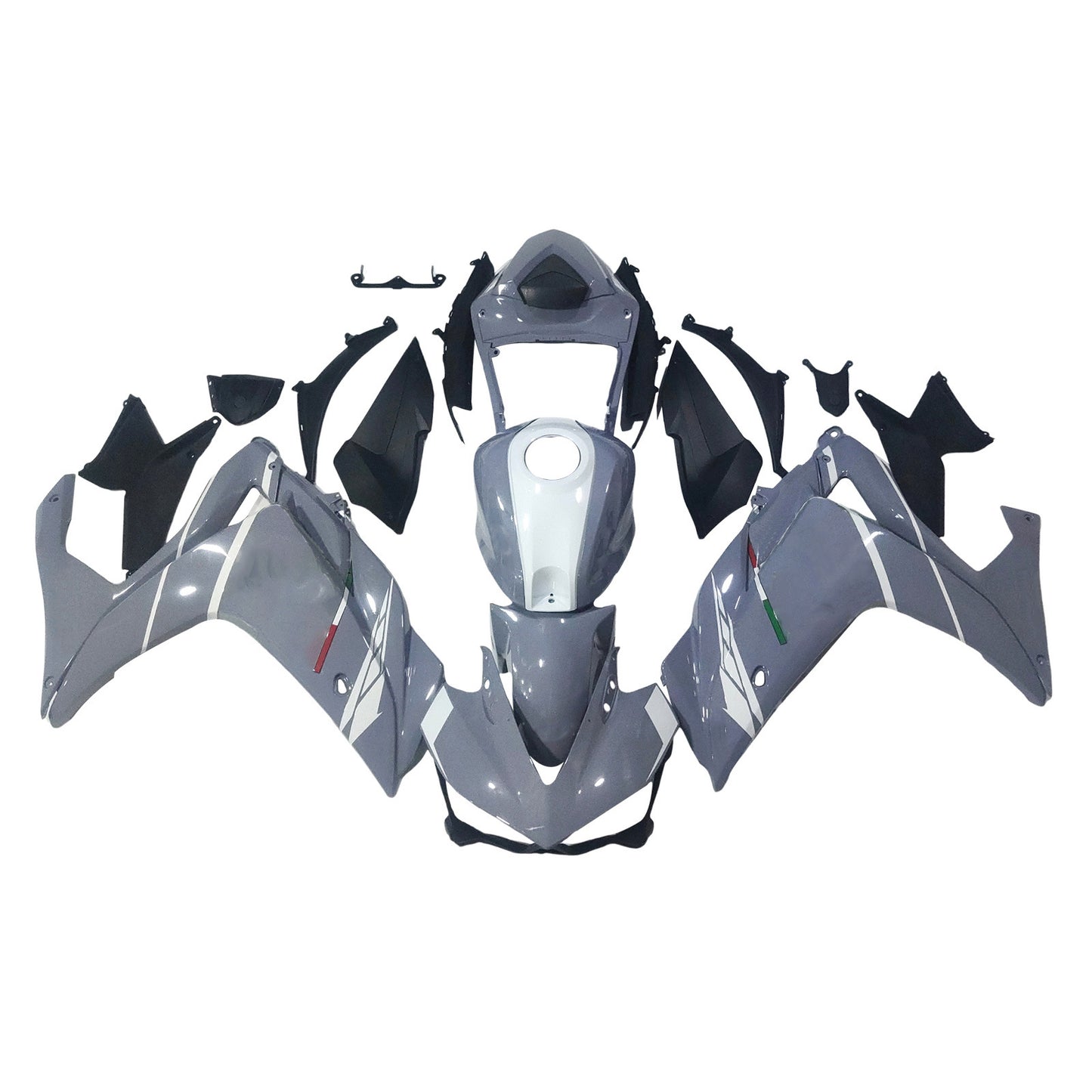 Amotoparte Capture Kit Yamaha 2014-2018 YZF R3 e 2015-2017 YZF R25 Schwarzgrau
 Kit di travestimento bianco