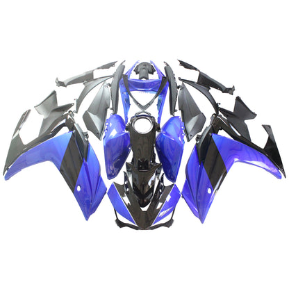 Amotopart Sales Ski Yamaha 2014-2018 YZF R3 e 2015-2017 YZF R25 Kit di abbigliamento blu nero