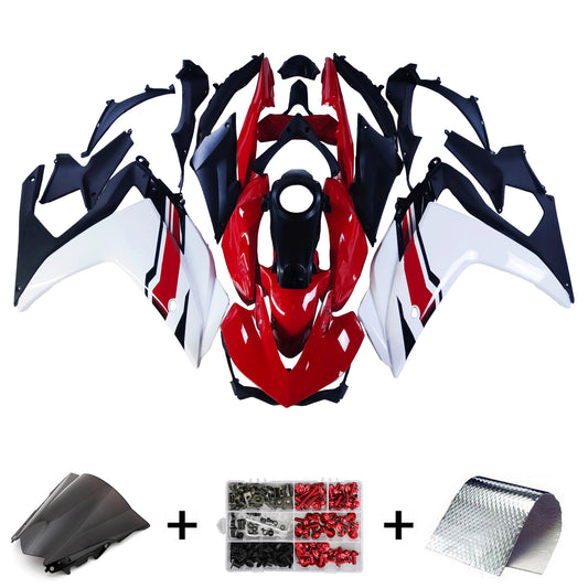 Kit Amotopart-Memory Yamaha 2014-2018 YZF R3 e 2015-2017 YZF R25 RED MIX White Tearing Kit