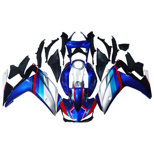 Kit di memoria Amotopart Yamaha 2014-2018 YZF R3 e 2015-2017 YZF R25 Kit di malattia bianca rossa blu