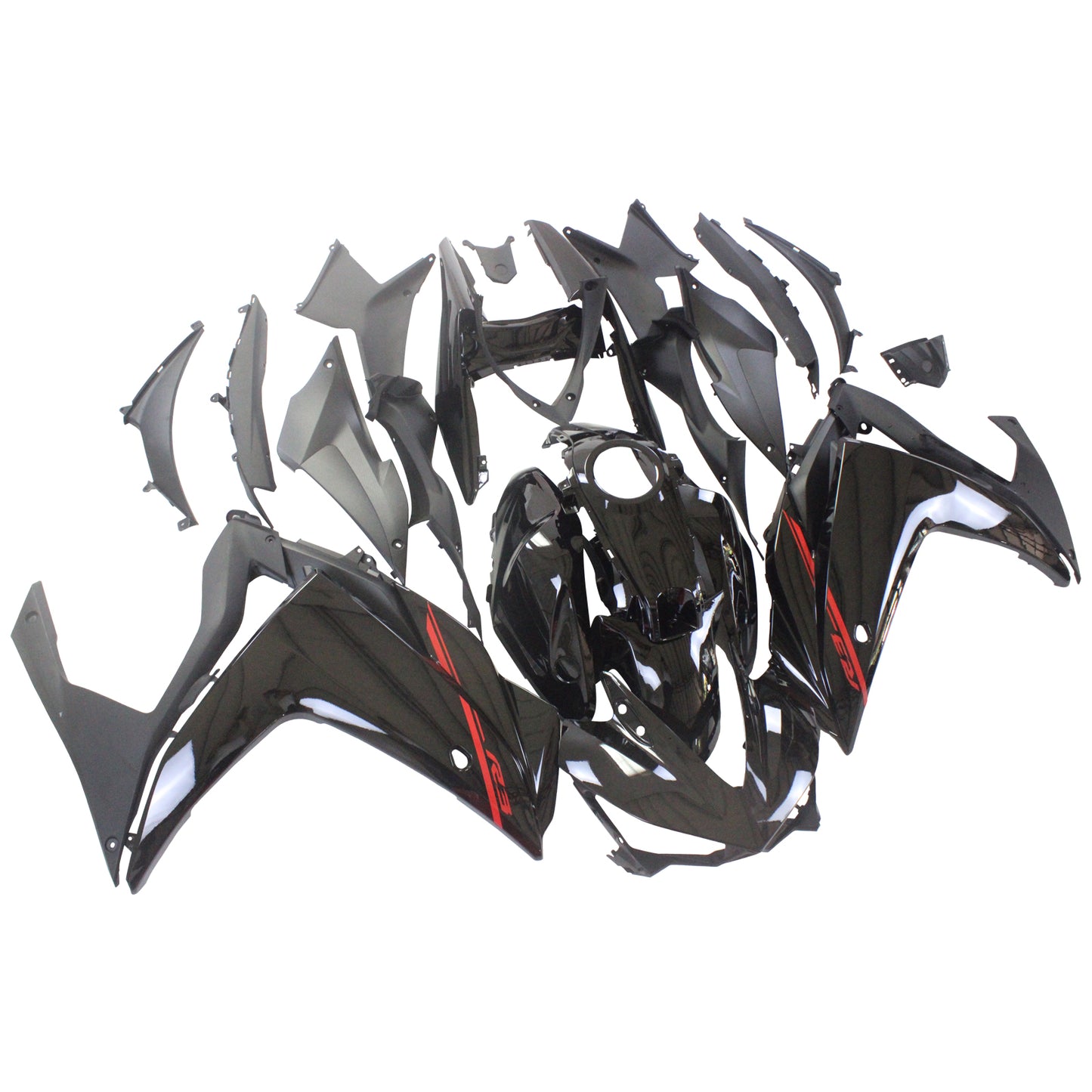 Amotopart Yamaha YZF-R3 2014-2018 R25 2015-2017 Kit carena Carrozzeria ABS
