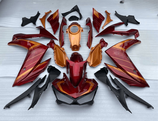 Amotopart Yamaha YZF-R3 2014-2018 R25 2015-2017 Kit carena Carrozzeria ABS