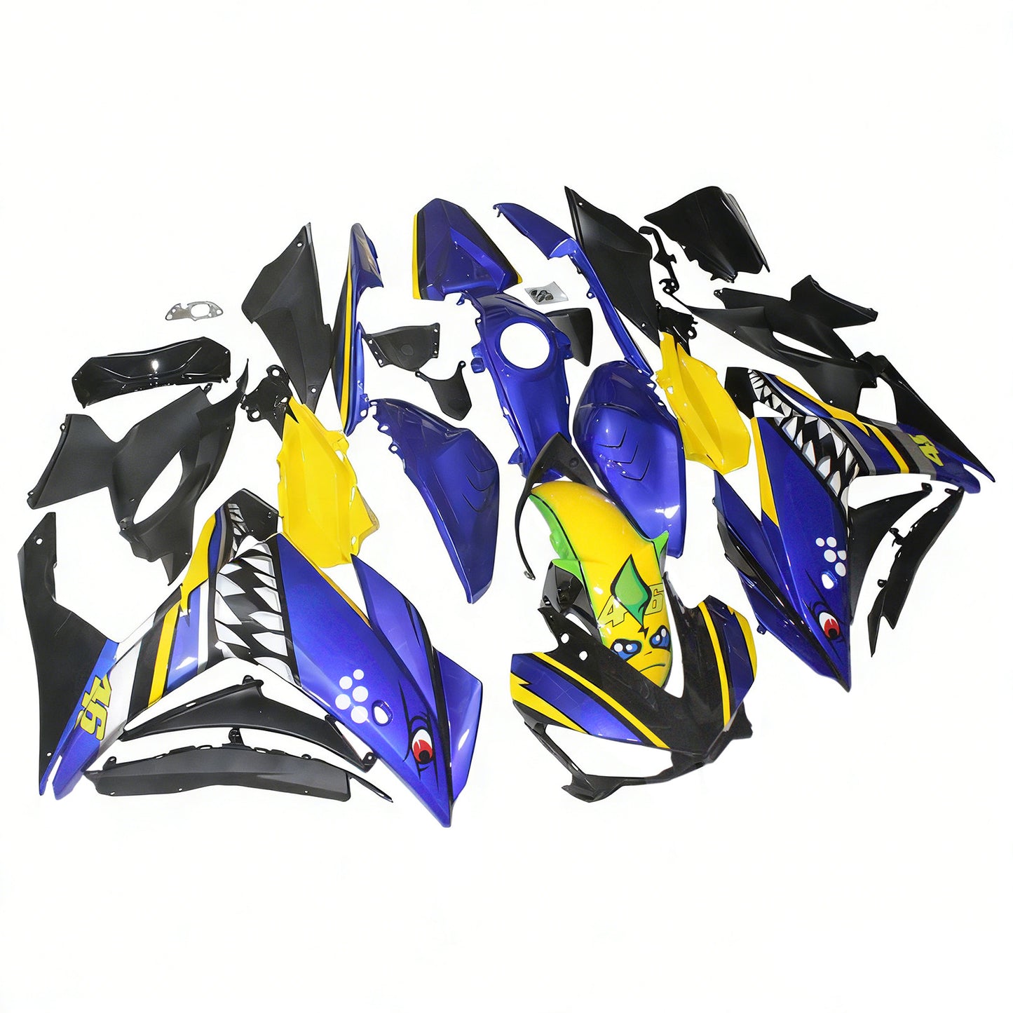 Amotopart Yamaha YZF-R3 2014-2018 R25 2015-2017 Kit carena Carrozzeria ABS