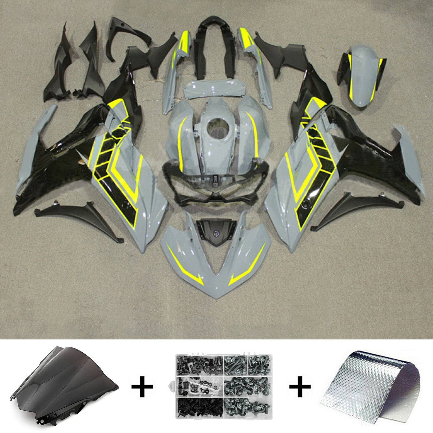 Amotopart Yamaha YZF-R3 2014-2018 R25 2015-2017 Kit carena Carrozzeria ABS